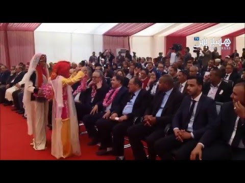 بالفيديو مهرجان الورود في قلعة مكونة