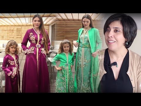شاهد جميلة حماموش تقدم لمسة جديدة في عالم القفطان