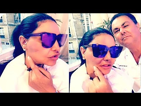 الفنانة أحلام تخضع لعملية تجميل في وجهها