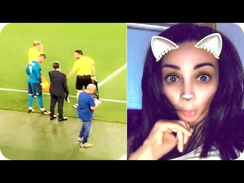 رد فعل الفنانة ديانا حداد عند طرد رونالدو في مباراة الكلاسيكو