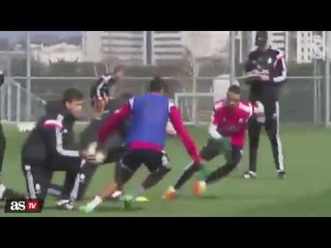 شاهد سرعة رونالدو الفائقة في تدريبات الريال