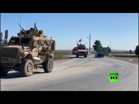 شاهد تحركات عسكرية أميركية برفقة قسد شرقي سورية