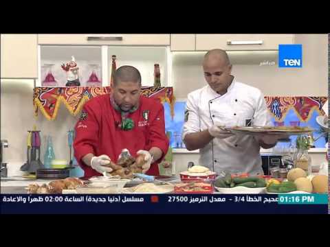 بالفيديوطريقة تقطع الديك الرومي في العزومات