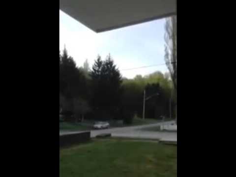 بالفيديو صوت غريب يأتي من السماء