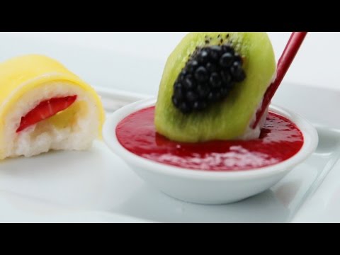 شاهد طريقة عمل سوشي الفواكه الرائع