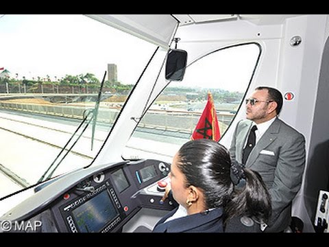 بالفيديو الملك المغربي يعطي انطلاقة الخط الثاني لترامواي الدار البيضاء